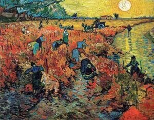 A videira vermelha, Van Gogh, 1888