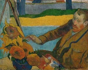 O pintor de girassóis, Paul Gauguin, 1888