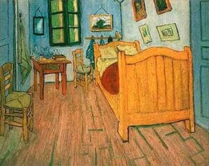 Quarto em Arles, Van Gogh, 1888
