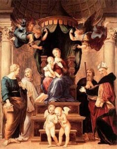 Madona do Baldaquino, Rafael Sanzio, 1506-1508