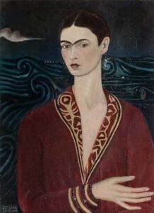 Autorretrato em Vestido de Veludo, 1926
